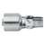 Gates MegaCrimp G25100-0406 Hose Coupling, 1/4 x 3/8 in Dia, 2.17 in, 3/8-18, Crimp x NPTF, Straight Angle, Steel, Zinc