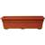 Southern Patio PW2412TC Promotional Window Box Planter, 16 in H, 24 in W, 8-1/16 in D, Plastic, Terracotta