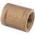 Anderson Metals 738103-04 Pipe Coupling, 1/4 in, FIPT, Brass