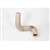 Amerimax Flex-A-Spout Series 85014 Downspout Extension, 22 to 55 in L Extended, Vinyl, Tan