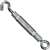National Hardware 2173BC Series N221-960 Turnbuckle, 175 lb Working Load, 5/16-18 in Thread, Hook, Eye, 9 in L Take-Up