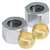 Plumb Pak PP81PC Compression Nut With Ring, 3/8 in OD, Chrome Plated