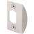 Defender Security E 2456 Door Strike Plate, 2-1/4 in L, 1-7/16 in W, Steel, Satin Nickel
