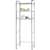 Simple Spaces TS16C0-CH Bathroom Shelf, 15 lb Each Shelf Max Weight Capacity, 3-Shelf, Steel, Polished Chrome