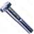 Midwest 00007 Hex Bolt, 1/4-20 x 1-1/2 in, Steel, Zinc Plated, Grade 2