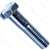 Midwest 00031 Hex Bolt, 5/16-18 x 1-1/2 in, Zinc Plated, Grade 2