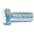 Midwest 00053 Hex Bolt, 3/8-16 x 1 in, Zinc Plated, Grade 2