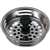 ProSource 24464-3L Sink Strainer with Adjustable Post, 3.3 in Dia, For: 3-1/2 to 4 in Dia Sink Basket