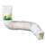 Amerimax Flex-A-Spout 85510 Downspout Extension, 22 to 55 in L Extended, Vinyl, White