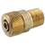 Anderson Metals 50868-0402 Pipe Adapter, 1/4 x 1/8 in, Compression x MPT, Brass