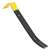 Stanley 55-515 Pry Bar, 12-3/4 in L, Beveled Tip, 1-3/4 in Claw Blade Width 1, 1-3/4 in Claw Blade Width 2 Tip, HCS