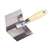 Vulcan 164603L Trowel, 3.5 in W Blade, 4.25 in L Blade, Comfort Grip Handle, Hardwood Handle, 3.5 in Blade Radius