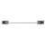 Decko 38110 Towel Bar, 18 in L Rod, Steel, Chrome, Surface