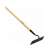 Razor-Back 70110 Meadow and Blackland Hoe with Wood Handle, 7 in W Blade, 3-1/2 in L Blade, Steel Blade, Hardwood Handle