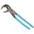 CHANNELLOCK GRIPLOCK Series GL6 Tongue and Groove Plier, 6-1/2 in OAL, 1.06 in Jaw Opening, Blue Handle, 1 in L Jaw