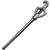 Abbott Rubber JAHW-C Hydrant Wrench, 1-3/4 in Head
