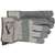 Boss STALLION 1290J Gloves, Men's, Jumbo, Straight Thumb, Rubberized Safety Cuff, Gray/Yellow