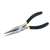 Stanley 84-096 Nose Plier, 6 in OAL, Black Handle, Double-Dipped Handle, 1/8 in W Tip