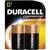 Duracell MN1300B2Z Battery, 1.5 V Battery, 15 Ah, D Battery, Alkaline, Manganese Dioxide