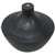 ProSource PMB-198 Toilet Tank Ball, #6-32UNC Rod, Rubber, Black