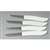 Chef Craft 20980 Paring Knife Set, Stainless Steel Blade, White Handle