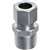 Plumb Pak PP72PCLF Straight Pipe to Tube Adapter, 3/8 X 3/8 in, MIP X Compression, Chrome Plated