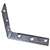 National Hardware 115BC Series N220-152 Corner Brace, 5 in L, 1 in W, 4.94 in H, Steel, Zinc, 0.16 Thick Material