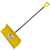 Garant APP26KDRU Snow Pusher, 26 in W Blade, Poly Blade, Wood Handle, D-Shaped Handle, 46-1/4 in L Handle, Yellow