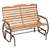 Seasonal Trends CG-44Z Double Glider Bench, 48.5 in W, 30 in D, 37.5 in H, 500 lb Seating, Steel Frame