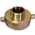 Abbott Rubber JBHA-075 Hydrant Adapter, 2-1/2 x 3/4 in, NST x GHT, Brass