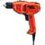 Black+Decker DR260C/B Drill/Driver, 5.2 A, 3/8 in Chuck, Keyless Chuck, 8 ft L Cord