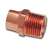 Elkhart Products 104 Series 30378 Pipe Adapter, 2 in, Sweat x MNPT, Copper