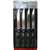 Chef Craft 20979 Steak Knife Set, 4-1/2 in L Blade, Stainless Steel Blade, ABS Handle