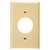 WALL PLATE 1G 1RD OUTLT STD IV - Case of 15