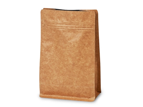 Kraft Coffee Bags with Degassing Valve, 25 pack