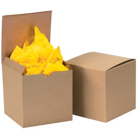 2 x 2 x 2" Kraft Gift Boxes