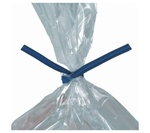 4" Blue Paper Ties 10,000/cs| CelloBags,com