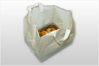 TO211810 21x18+10BG  HD White Opaque Take Out Bags