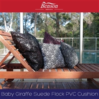 Baby Giraffe Suede Flock PVC Cushions