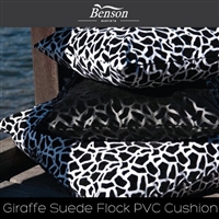 Giraffe Suede Flock PVC Cushions