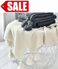 Tassel Style Knitting Blanket