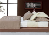 900TC Cotton Sateen Quilt Cover Set - Ritz