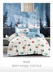 Brorden Kids Printed Pure Cotton Single Bed Quilt Cover Set-Fishie