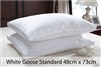 Standard White Goose Down Pillows