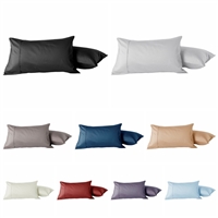 1000TC Pure Cotton Sateen Pillowcases (Pair)