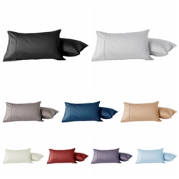 1000TC Pure Cotton Sateen Pillowcases (Pair)