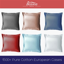 Pure Cotton 1000TC European Pillowcases