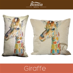 Giaffe Linen Cushion Cover