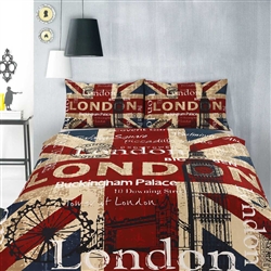 Retro Home LONDON Quilt Cover Set