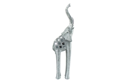 Tall elephant silver 30cm